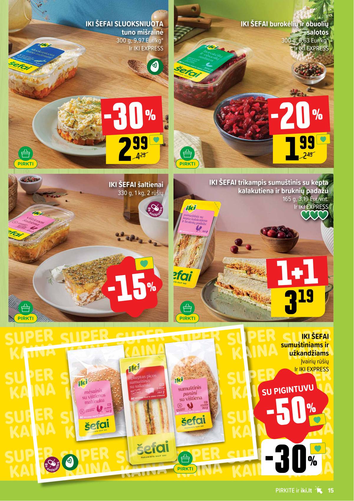 Iki - IKI akcijų leidinys 15 puslapis