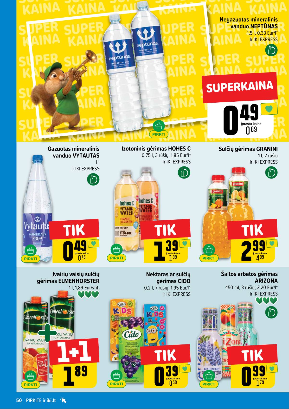 Iki - IKI akcijų leidinys 50 puslapis