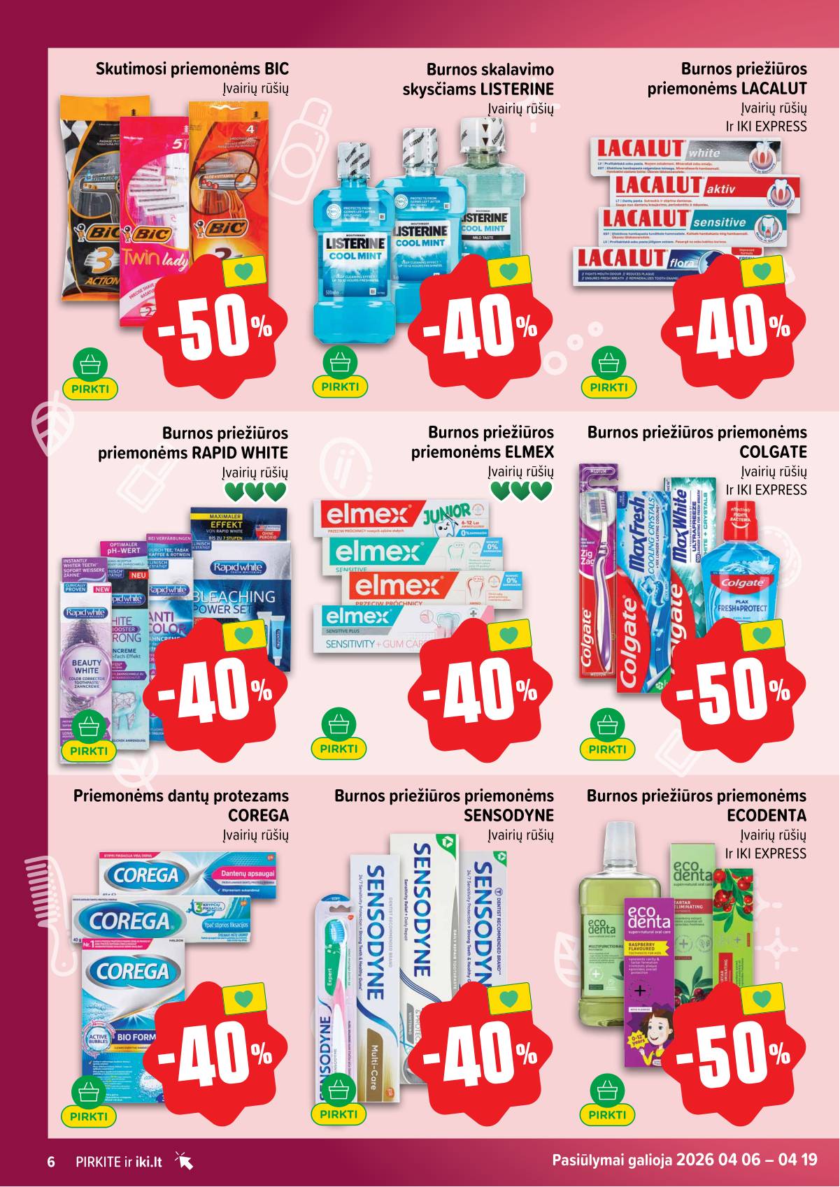 Iki - IKI akcijų leidinys 6 puslapis