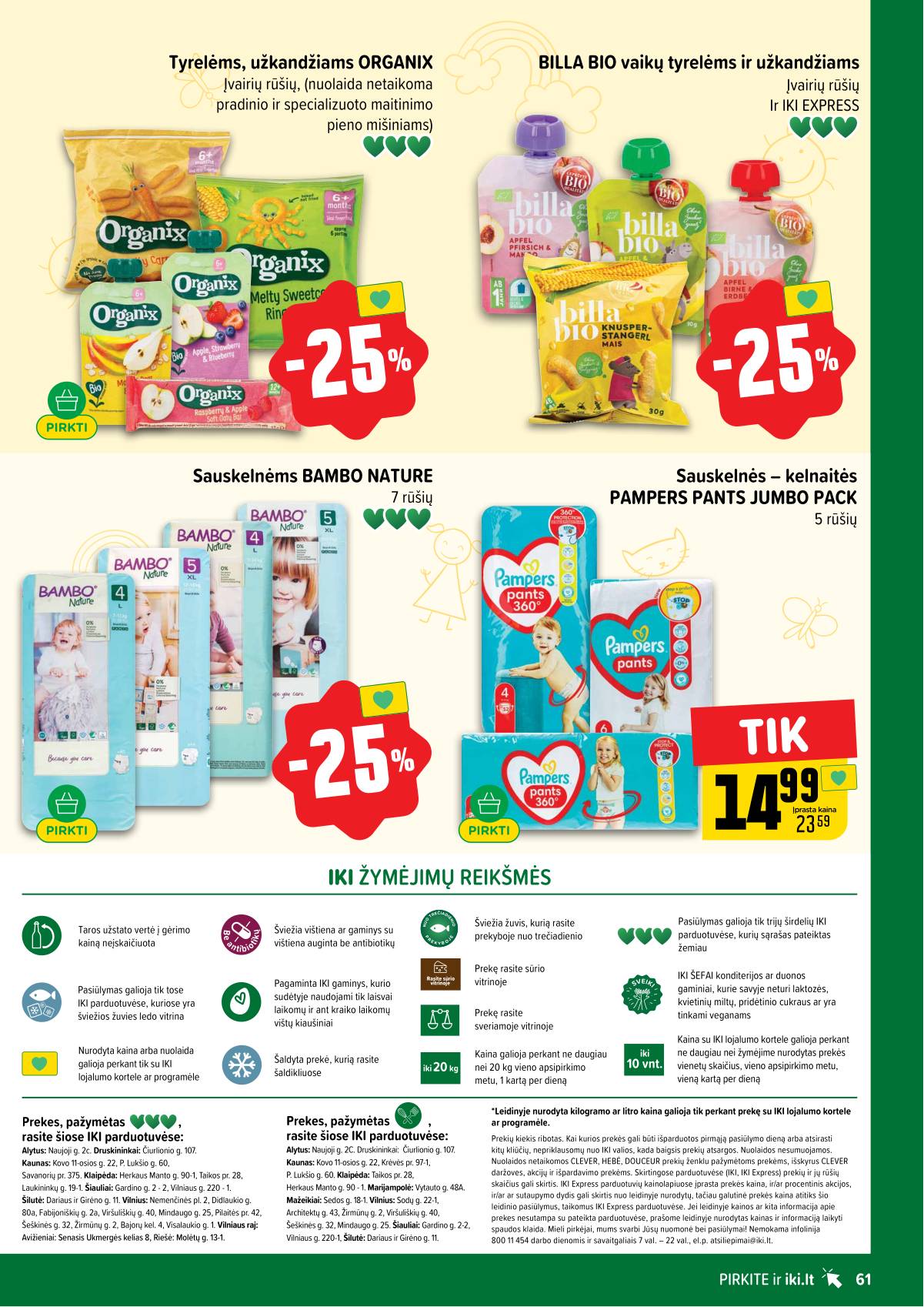 Iki - IKI akcijų leidinys 61 puslapis