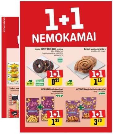 Iki - "IKI" 1+1 nuolaidų leidinys "Daugiau yra pigiau" 2026-04-13 – 2026-04-19