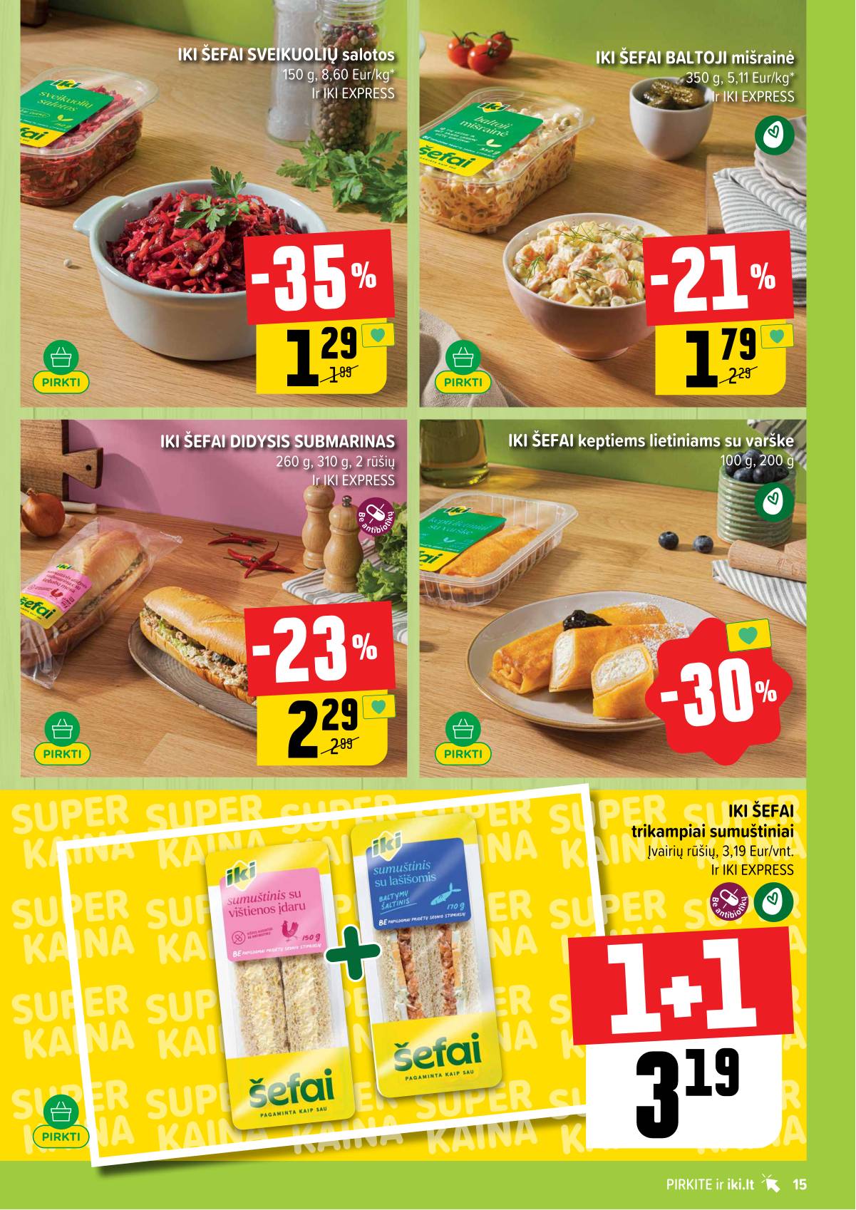 Iki - IKI akcijų leidinys 15 puslapis