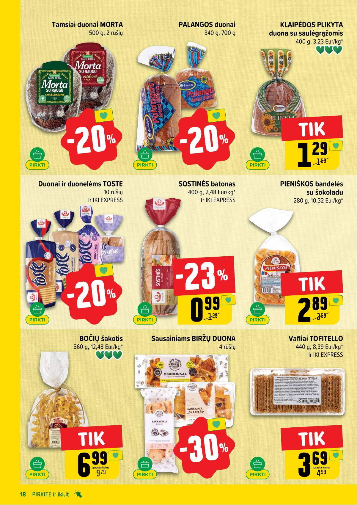 Iki - IKI akcijų leidinys 18 puslapis