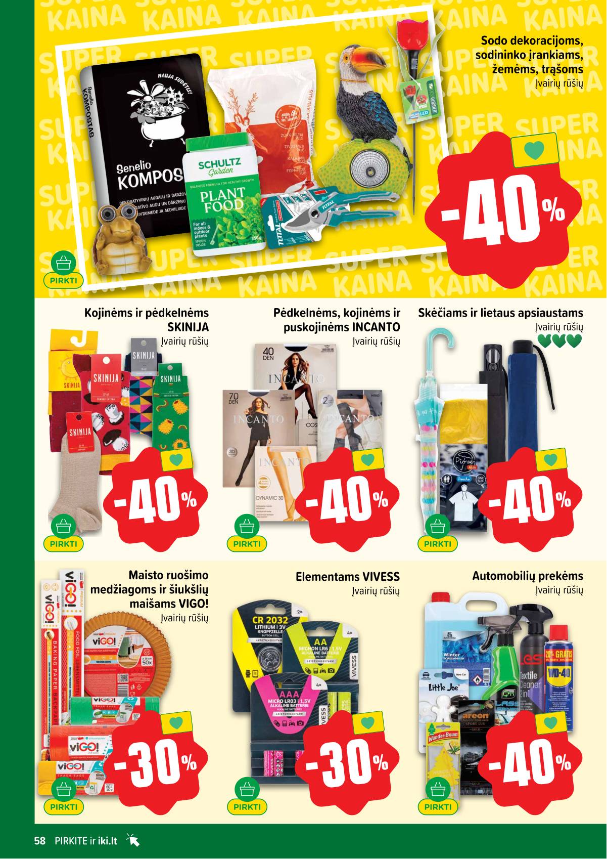 Iki - IKI akcijų leidinys 58 puslapis