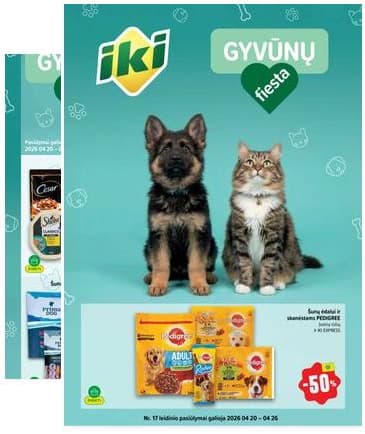 Iki - Gyvūnų fiesta 2026-04-20 – 2026-04-26