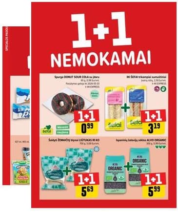 Iki - "IKI" 1+1 nuolaidų leidinys "Daugiau yra pigiau" 2026-04-20 – 2026-04-26