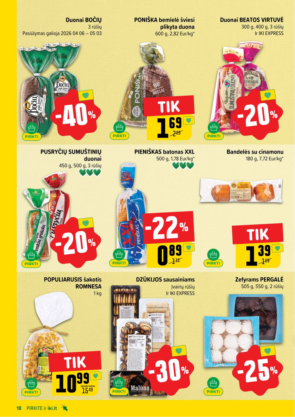 Iki - IKI akcijų leidinys 18 puslapis