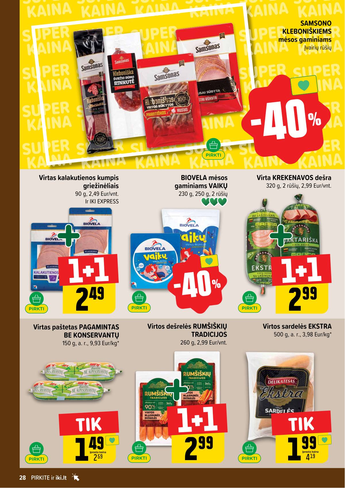 Iki - IKI akcijų leidinys 28 puslapis