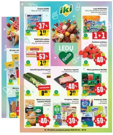 Iki - IKI akcijų leidinys 2026-05-04 – 2026-05-10