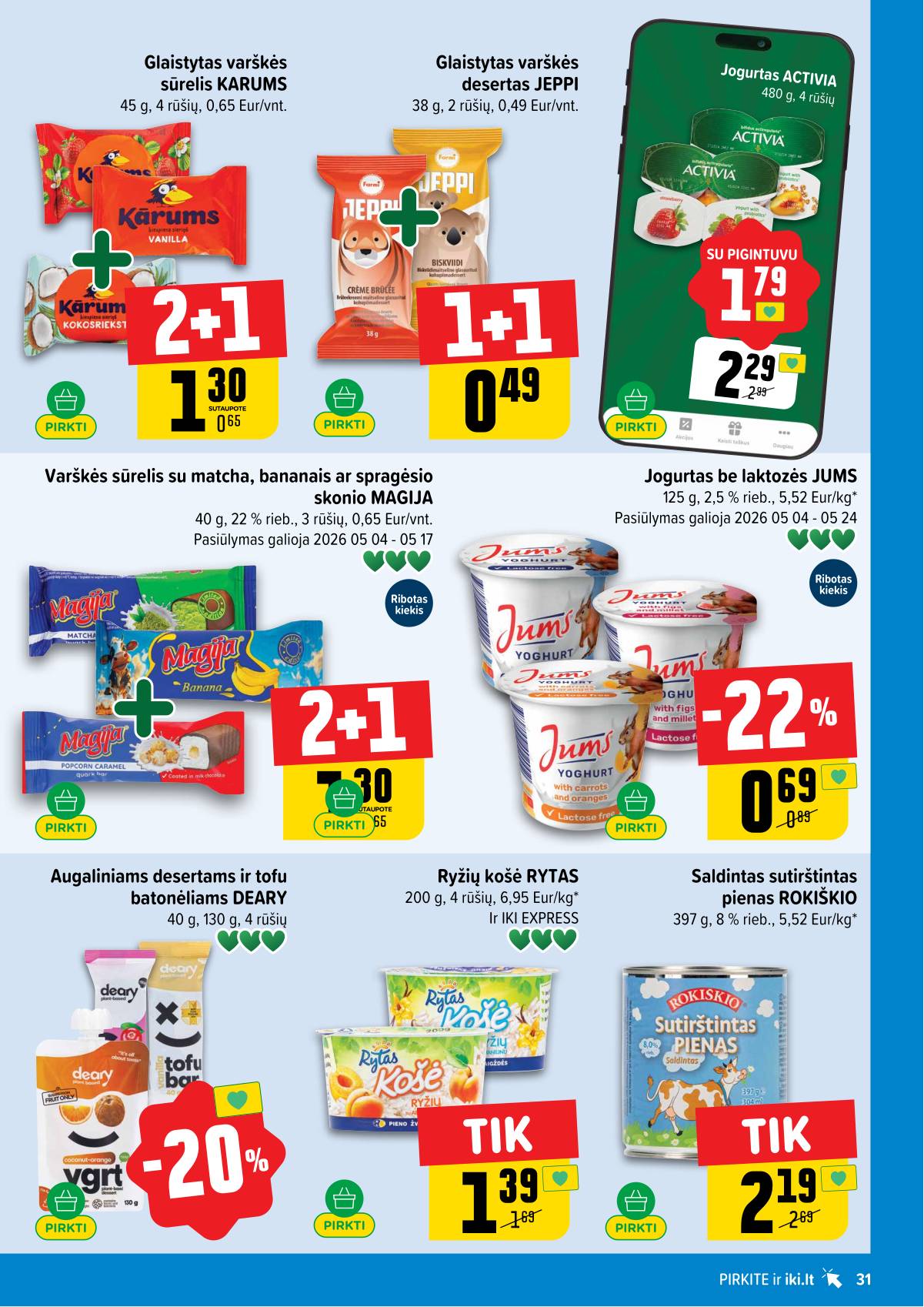 Iki - IKI akcijų leidinys 31 puslapis