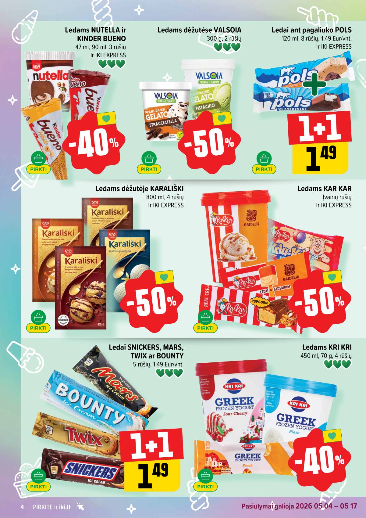 Iki - IKI akcijų leidinys 4 puslapis