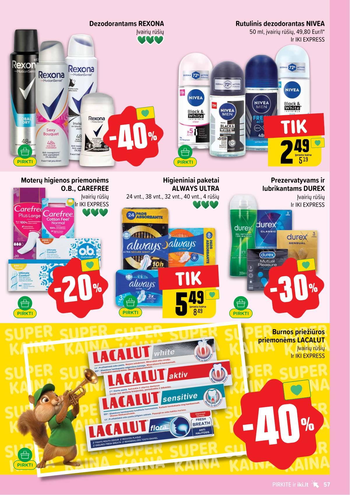 Iki - IKI akcijų leidinys 57 puslapis