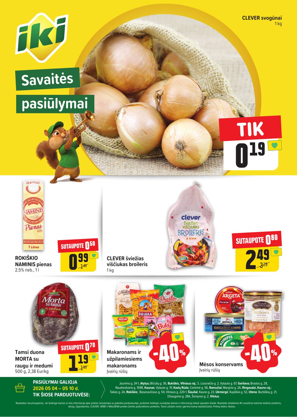 Iki - Specialūs pasiūlymai IKI parduotuvės klientams 1 puslapis
