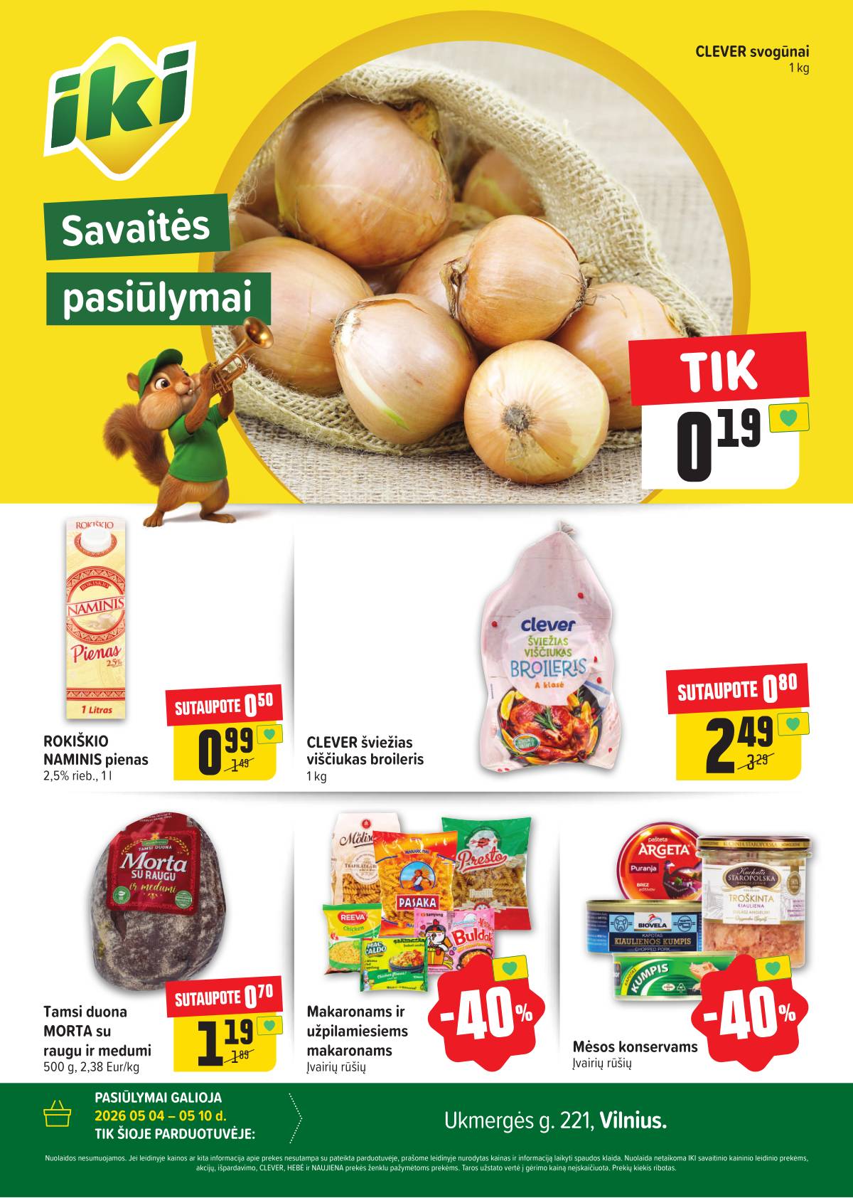 Iki - Specialūs pasiūlymai IKI Pikas parduotuvės klientams 1 puslapis