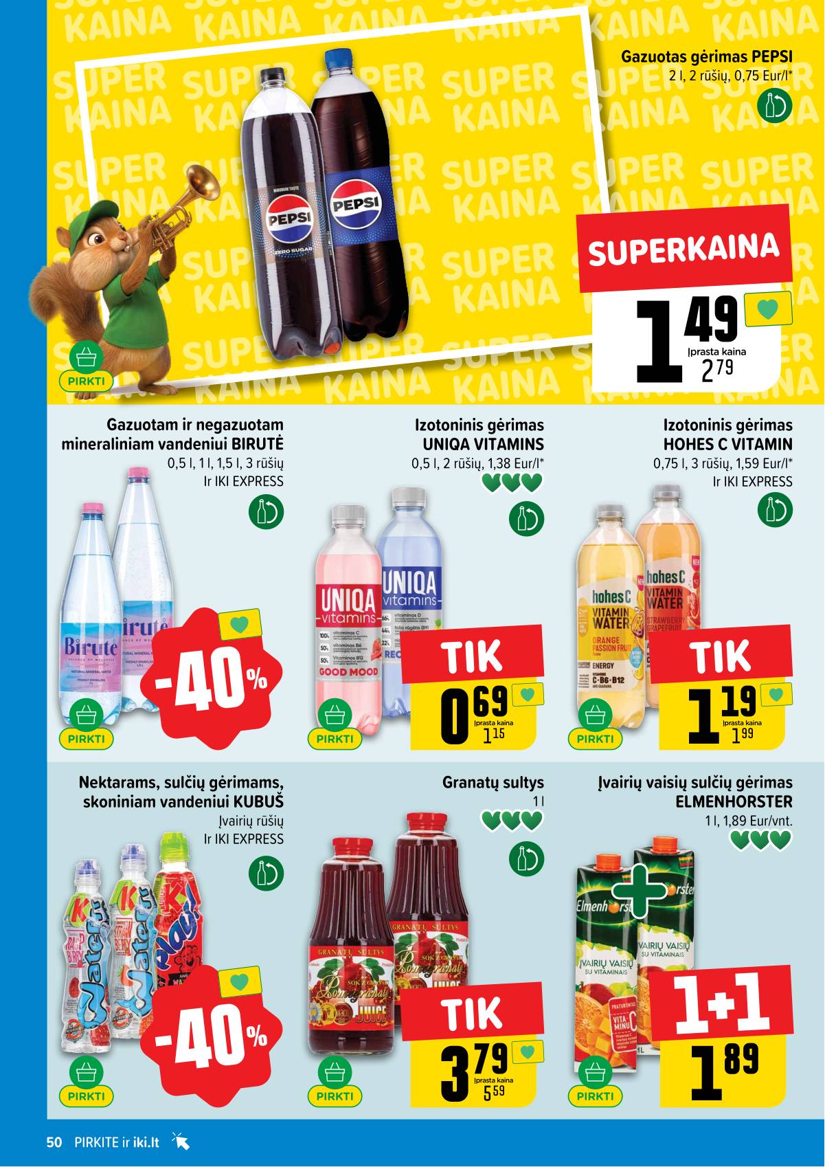 Iki - IKI akcijų leidinys 50 puslapis