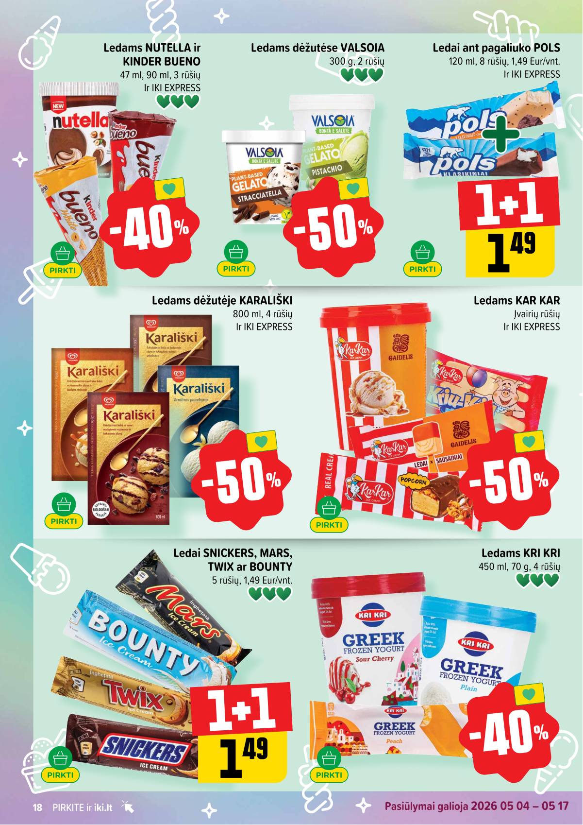 Iki - IKI akcijų leidinys 18 puslapis