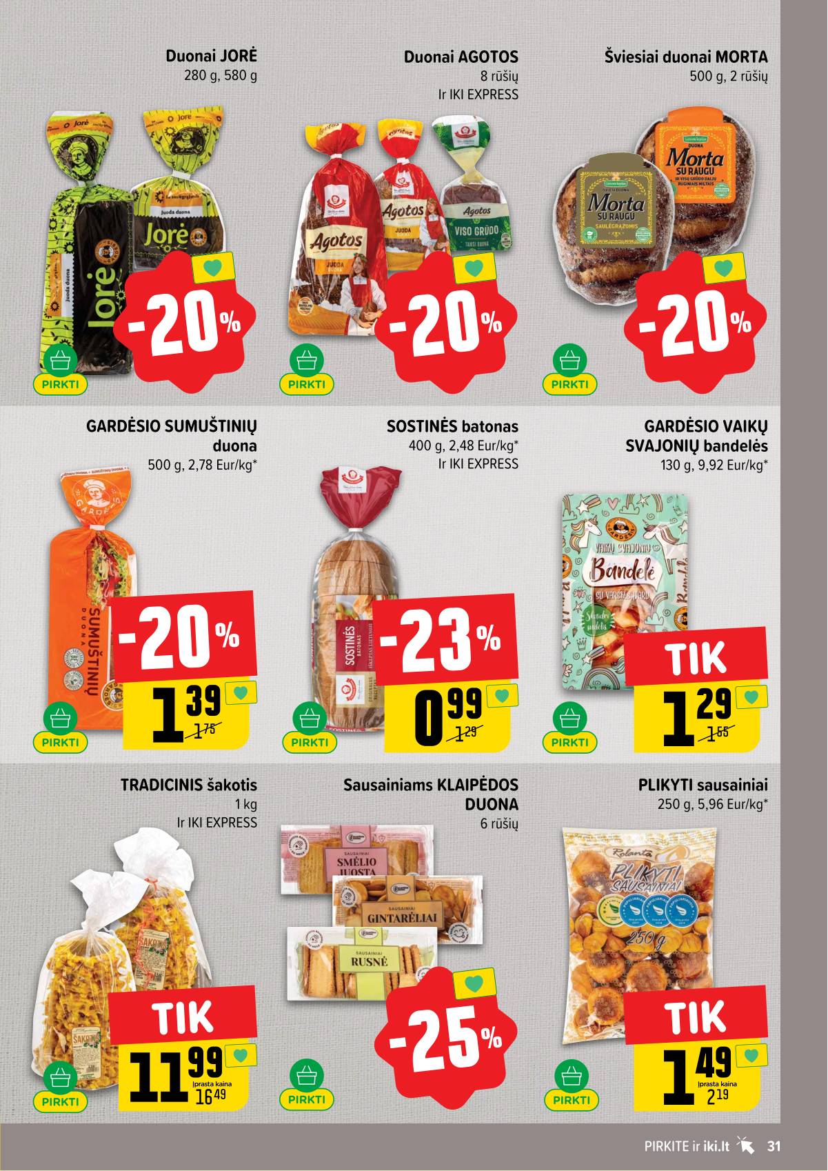 Iki - IKI akcijų leidinys 31 puslapis