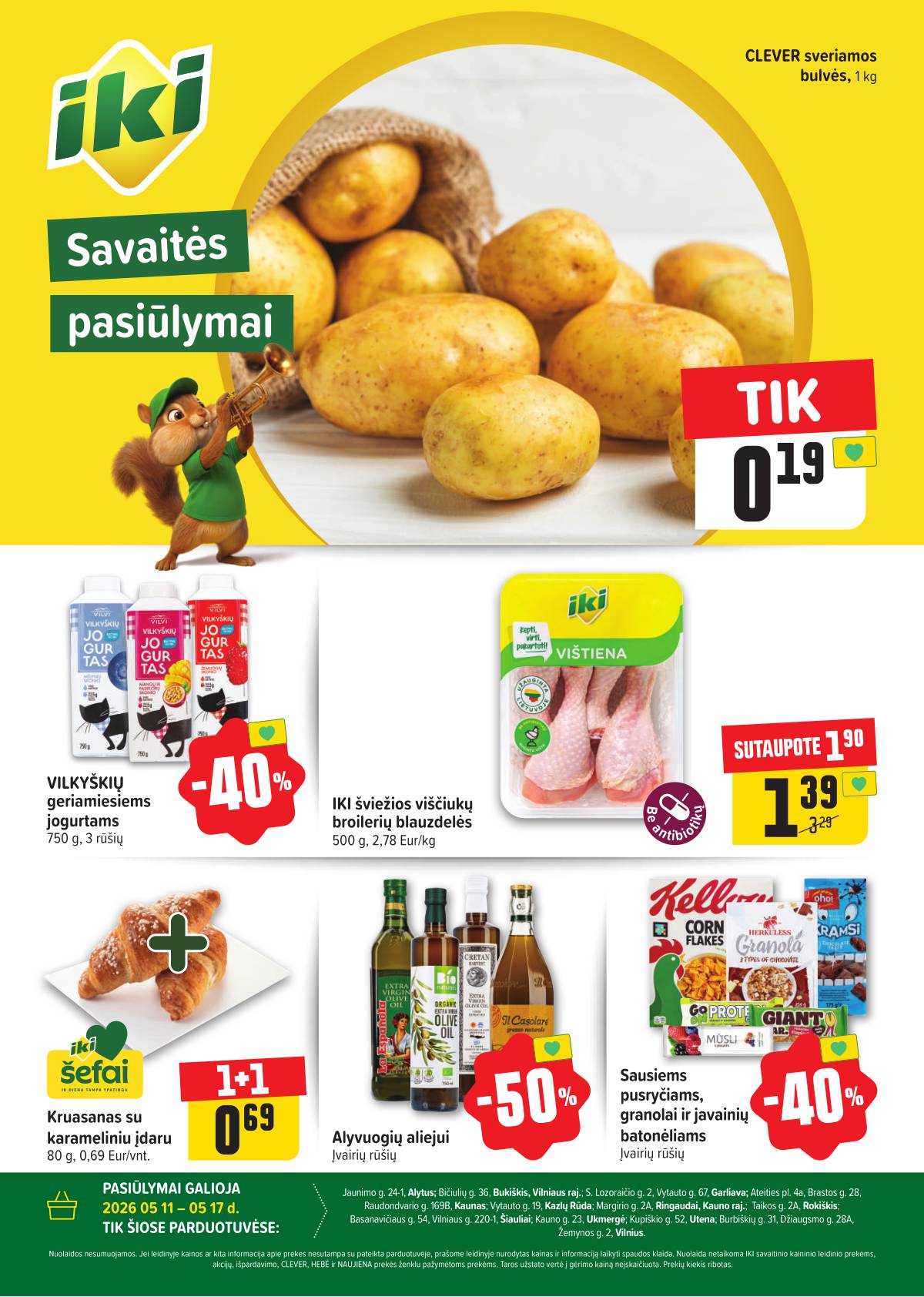 Iki - Specialūs pasiūlymai IKI parduotuvės klientams 1 puslapis
