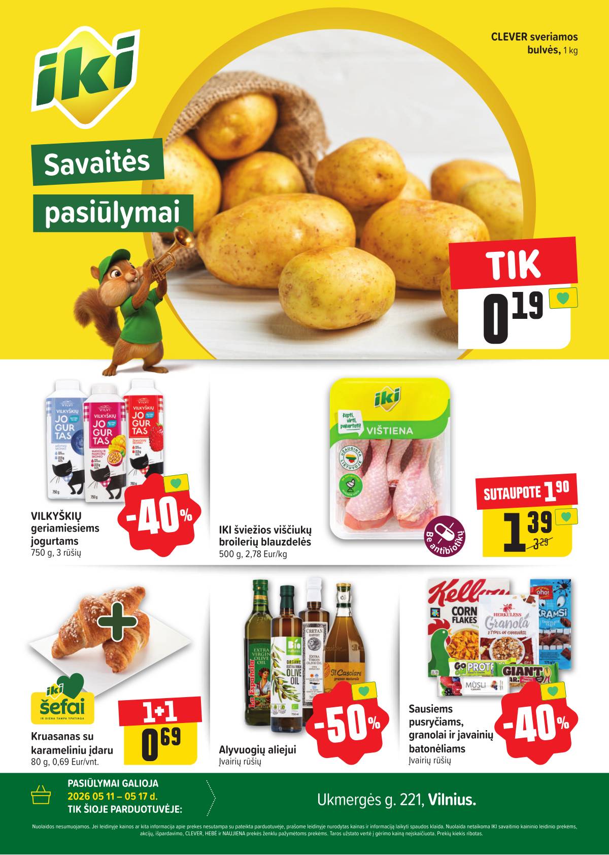 Iki - Specialūs pasiūlymai IKI Pikas parduotuvės klientams 1 puslapis