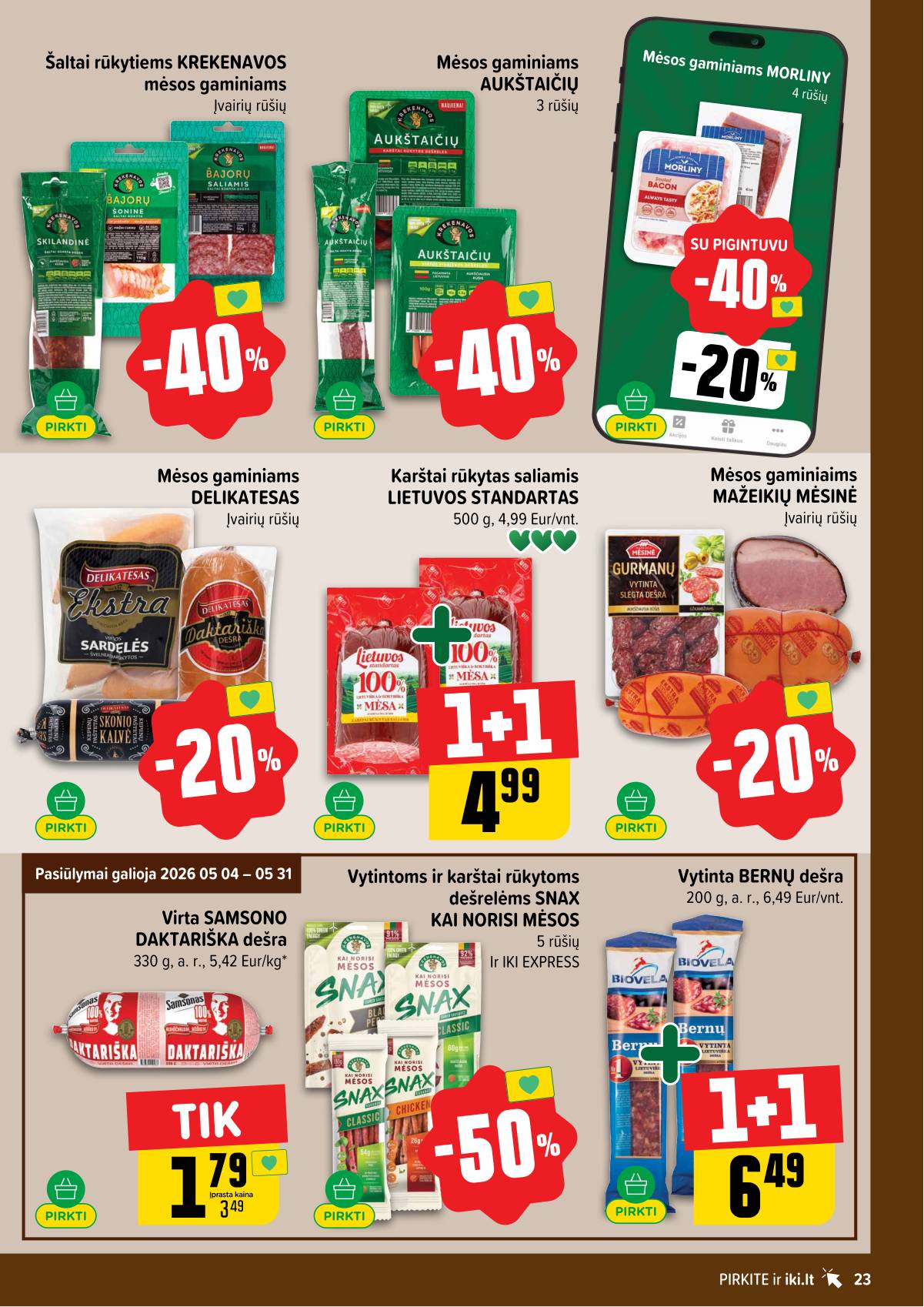Iki - IKI akcijų leidinys 23 puslapis