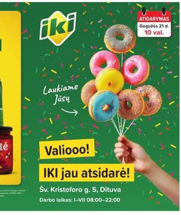 Iki - Specialūs pasiūlymai IKI Dituva parduotuvės klientams 2026-05-18 – 2026-05-24