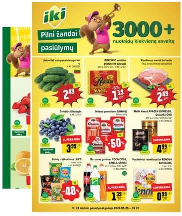 Iki - IKI akcijų leidinys 2026-05-25 – 2026-05-31