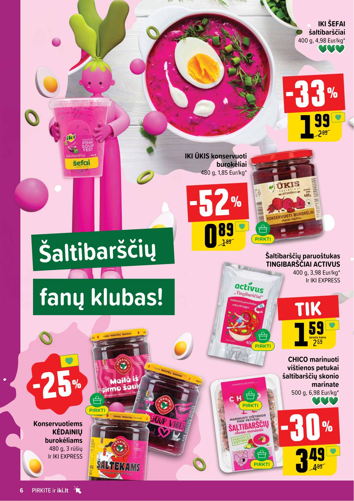 Iki - IKI akcijų leidinys 6 puslapis