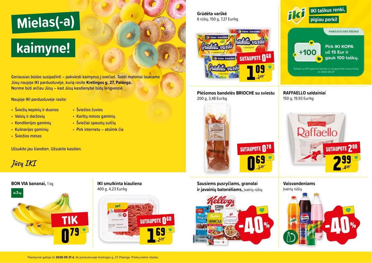 Iki - Specialūs pasiūlymai IKI Kopa parduotuvės klientams 2 puslapis