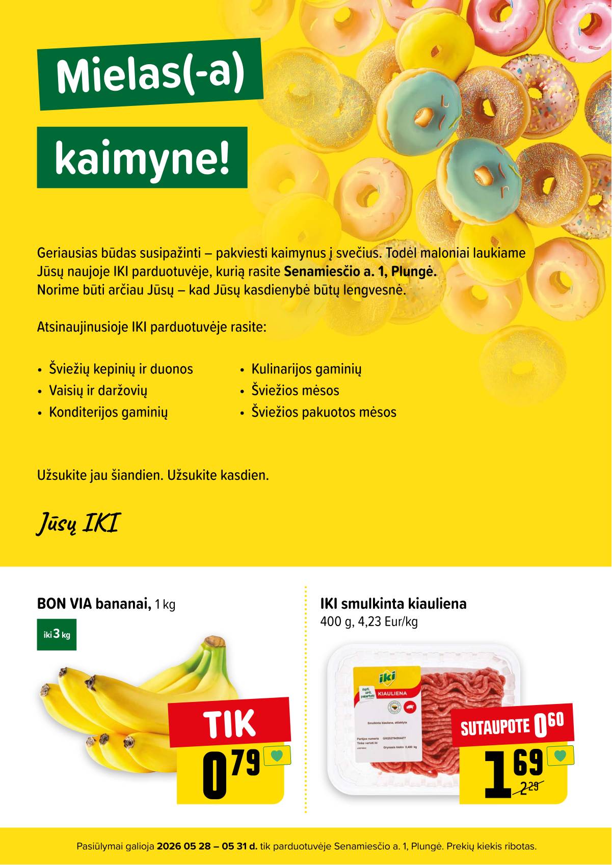 Iki - Specialūs pasiūlymai IKI Plungė parduotuvės klientams 3 puslapis