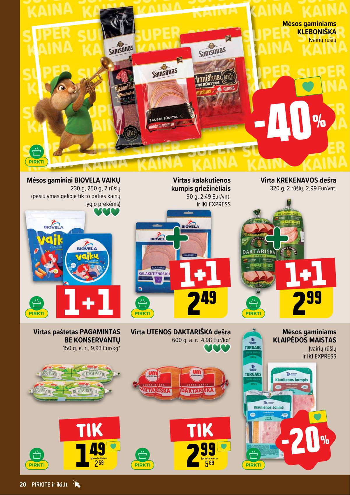 Iki - IKI akcijų leidinys 20 puslapis