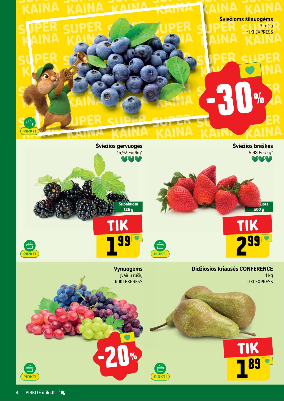 Iki - IKI akcijų leidinys 4 puslapis