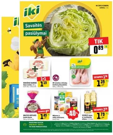 Iki - Specialūs pasiūlymai IKI parduotuvės klientams 2026-06-01 – 2026-06-07