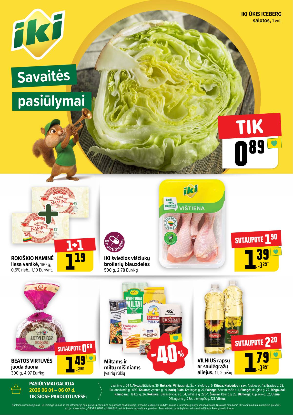 Iki - Specialūs pasiūlymai IKI parduotuvės klientams 1 puslapis