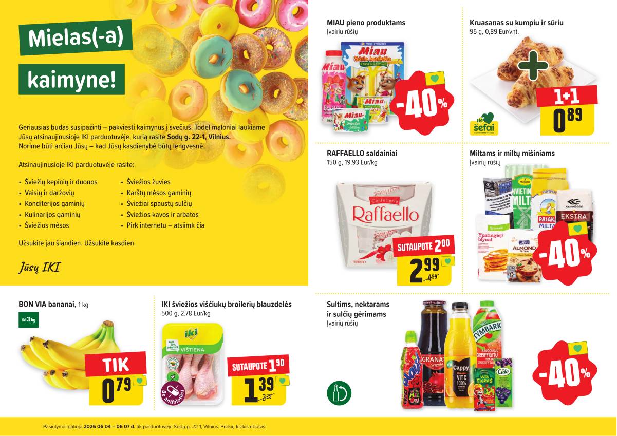 Iki - Specialūs pasiūlymai IKI Stotis parduotuvės klientams 2 puslapis