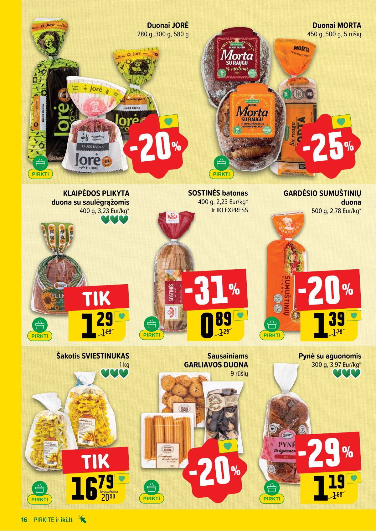 Iki - IKI akcijų leidinys 16 puslapis