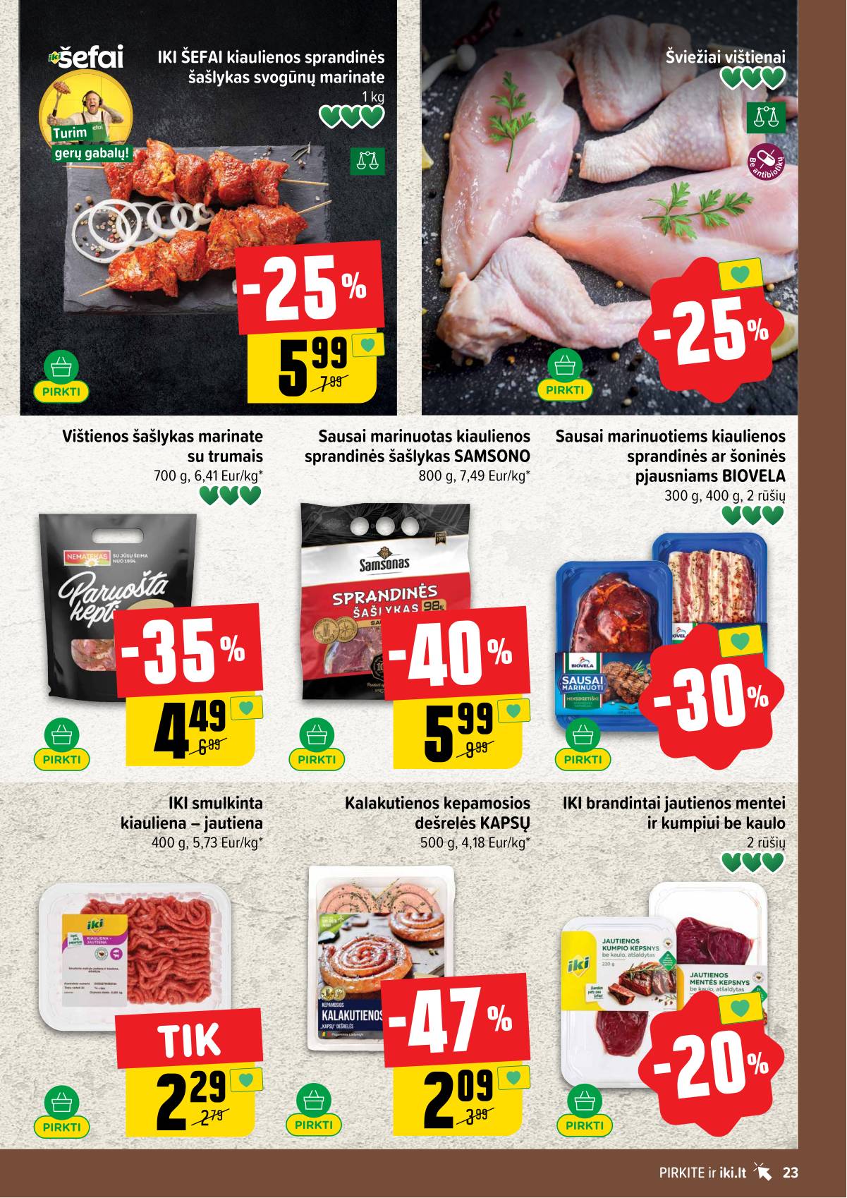 Iki - IKI akcijų leidinys 23 puslapis