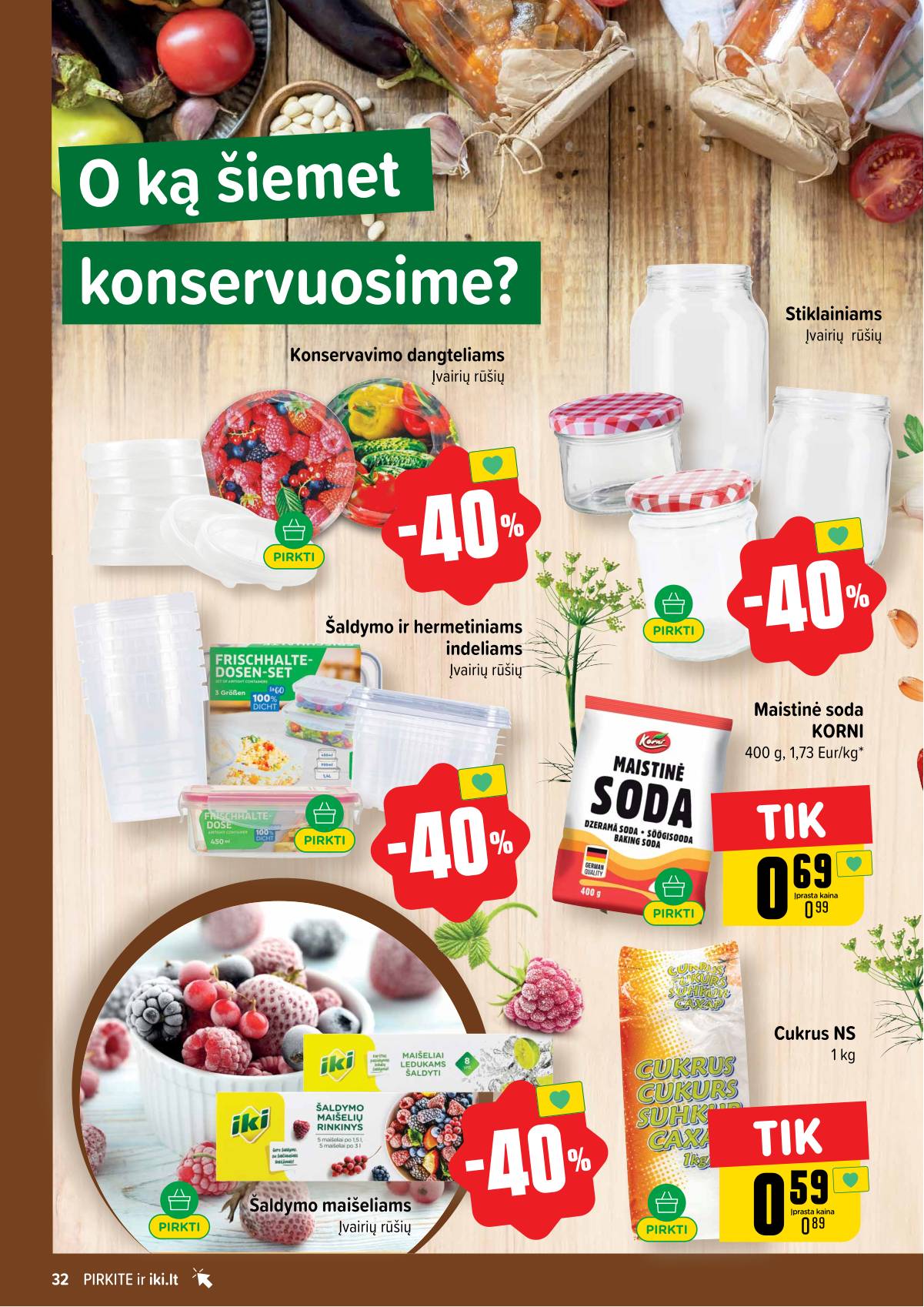 Iki - IKI akcijų leidinys 32 puslapis
