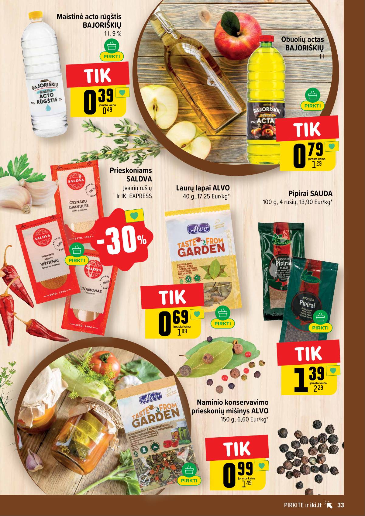 Iki - IKI akcijų leidinys 33 puslapis