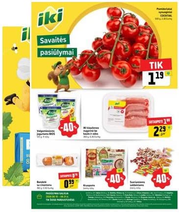 Iki - Specialūs pasiūlymai IKI parduotuvės klientams 2026-06-15 – 2026-06-21