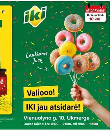 Iki - Specialūs pasiūlymai IKI Ukmergė – Vienuolyno parduotuvės klientams 2026-06-18 – 2026-06-21