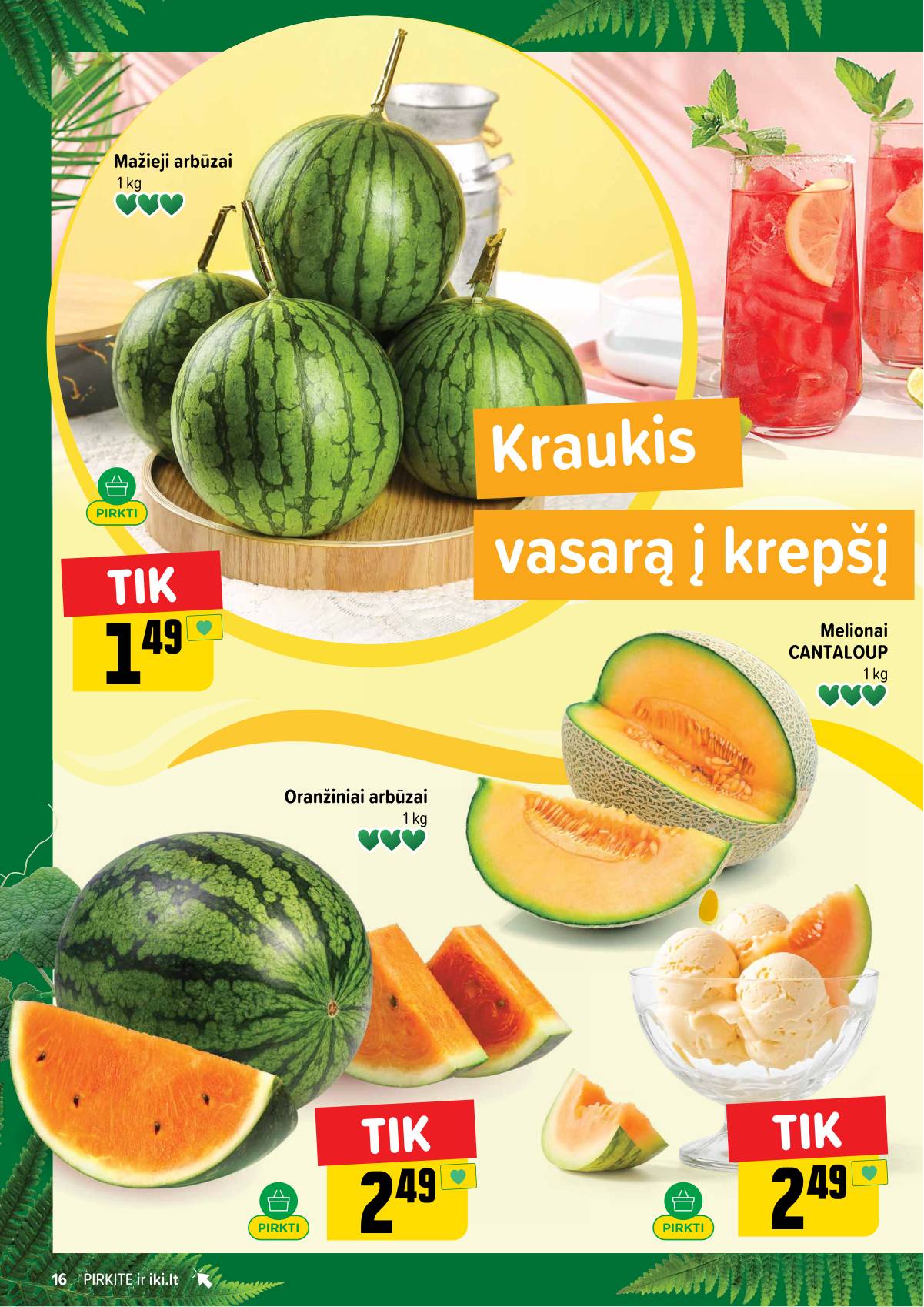 Iki - IKI akcijų leidinys 16 puslapis