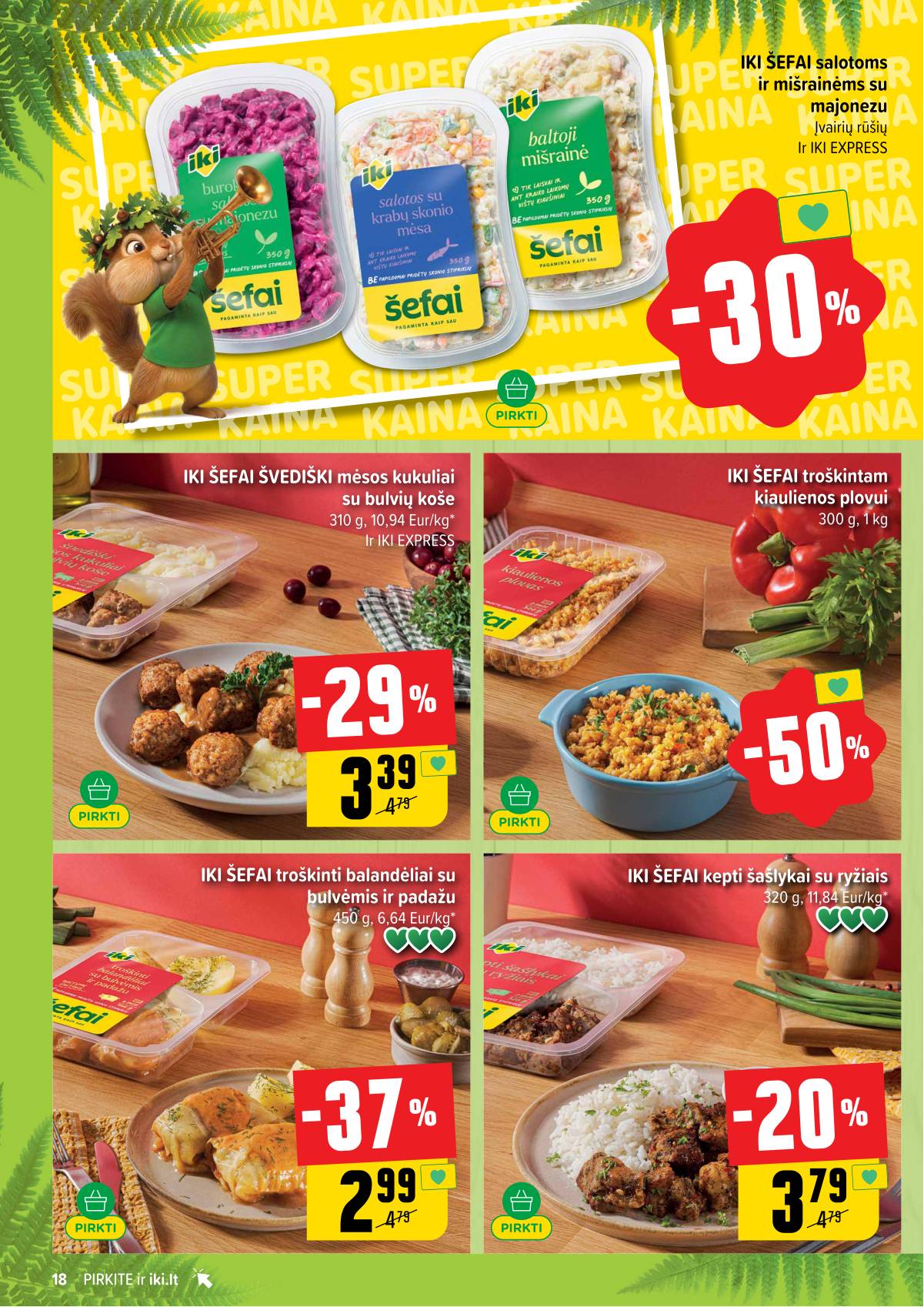 Iki - IKI akcijų leidinys 18 puslapis