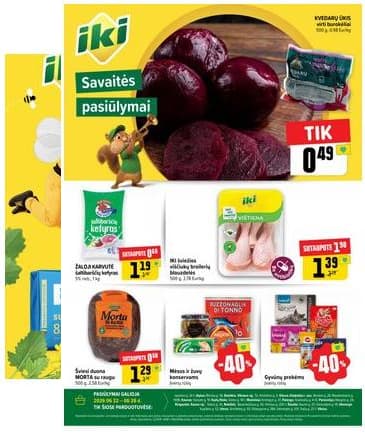 Iki - Specialūs pasiūlymai IKI parduotuvės klientams 2026-06-22 – 2026-06-28