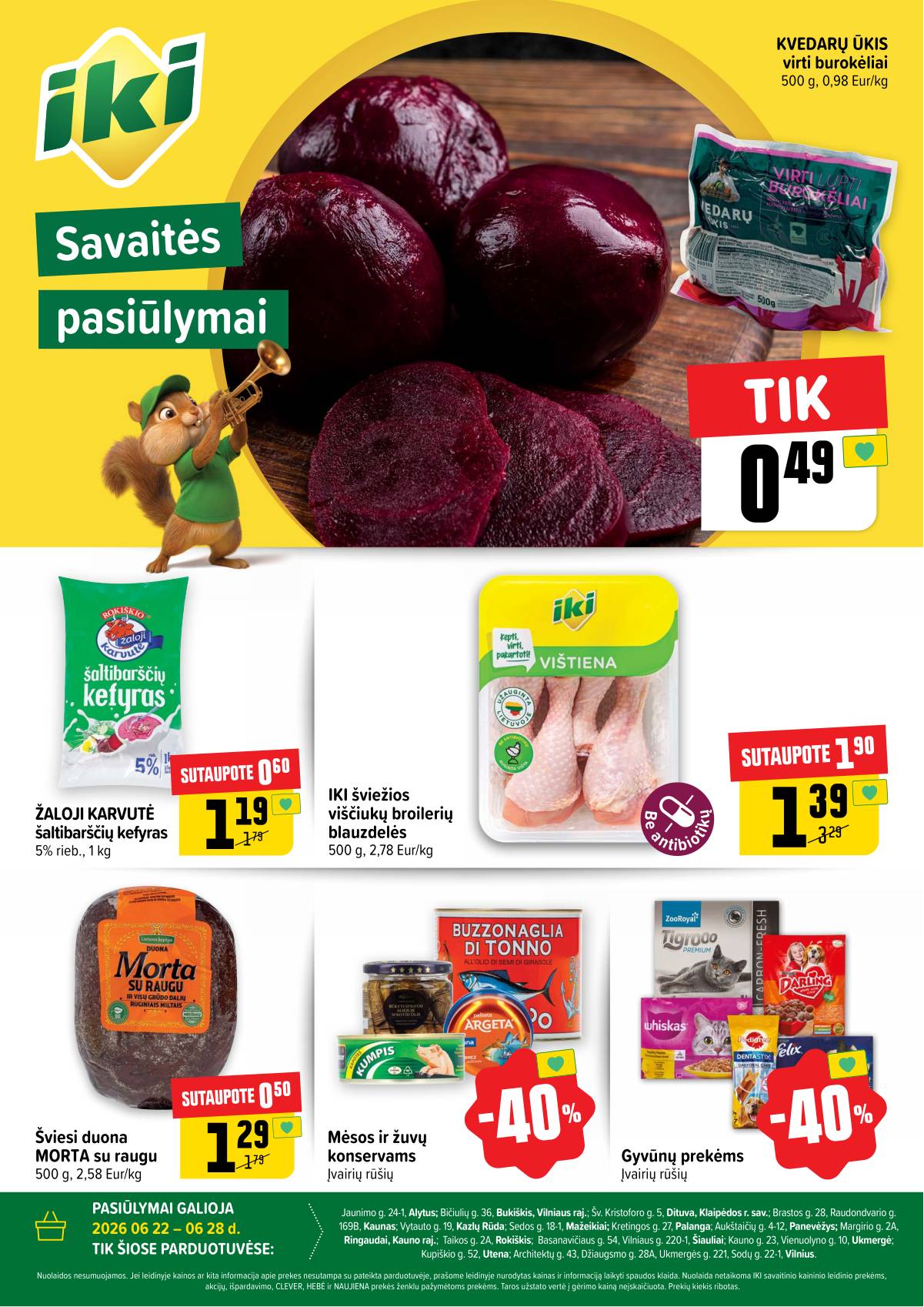 Iki - Specialūs pasiūlymai IKI parduotuvės klientams 1 puslapis