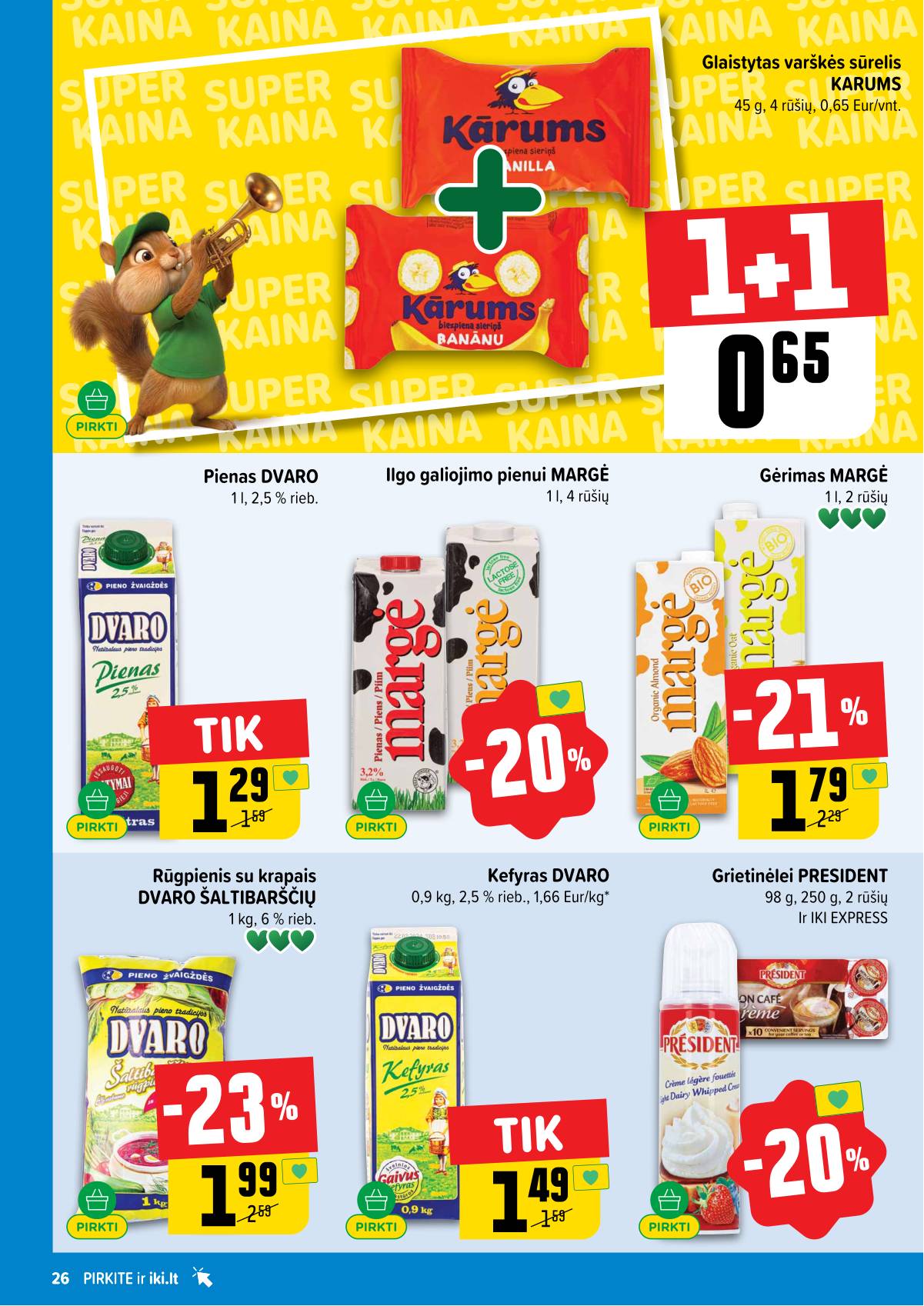Iki - IKI akcijų leidinys 26 puslapis