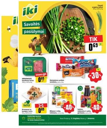 Iki - Specialūs pasiūlymai IKI Grigiškės – Kovo 11-osios ir IKI Kėdainiai parduotuvės klientams 2026-06-29 – 2026-07-05