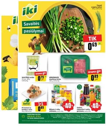 Iki - Specialūs pasiūlymai IKI parduotuvės klientams 2026-06-29 – 2026-07-05