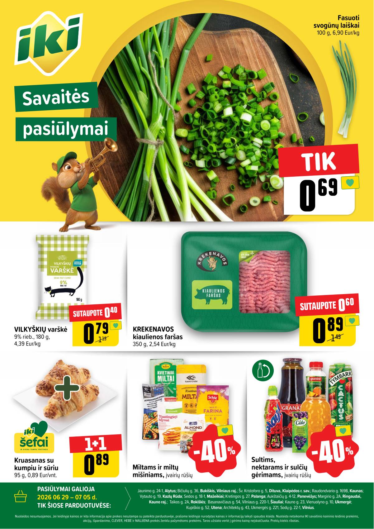 Iki - Specialūs pasiūlymai IKI parduotuvės klientams 1 puslapis