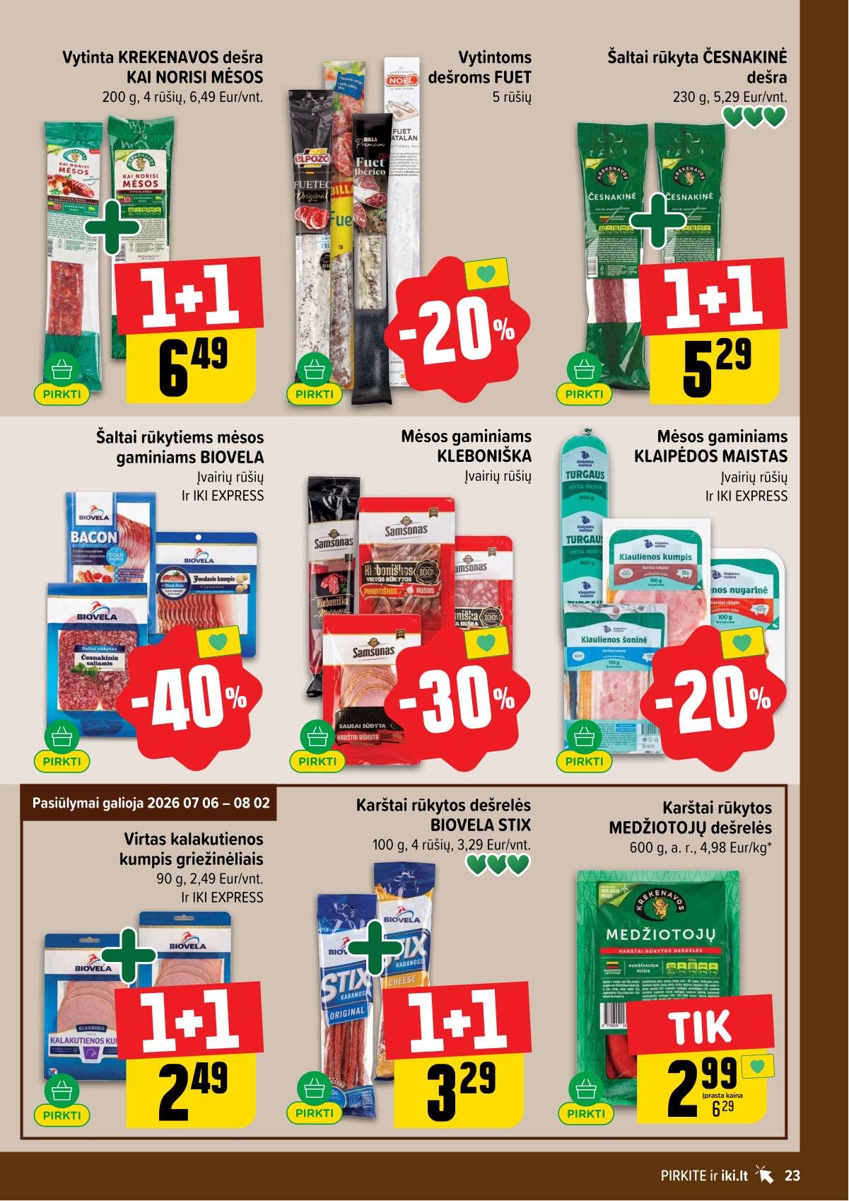Iki - IKI akcijų leidinys 23 puslapis