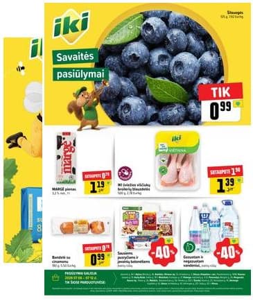 Iki - Specialūs pasiūlymai IKI parduotuvės klientams 2026-07-06 – 2026-07-12